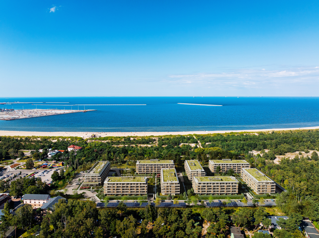 PORT ISLAND — Budynek Bay APARTAMENTY INWESTYCYJNE PRZY PLAŻY W GDAŃSK