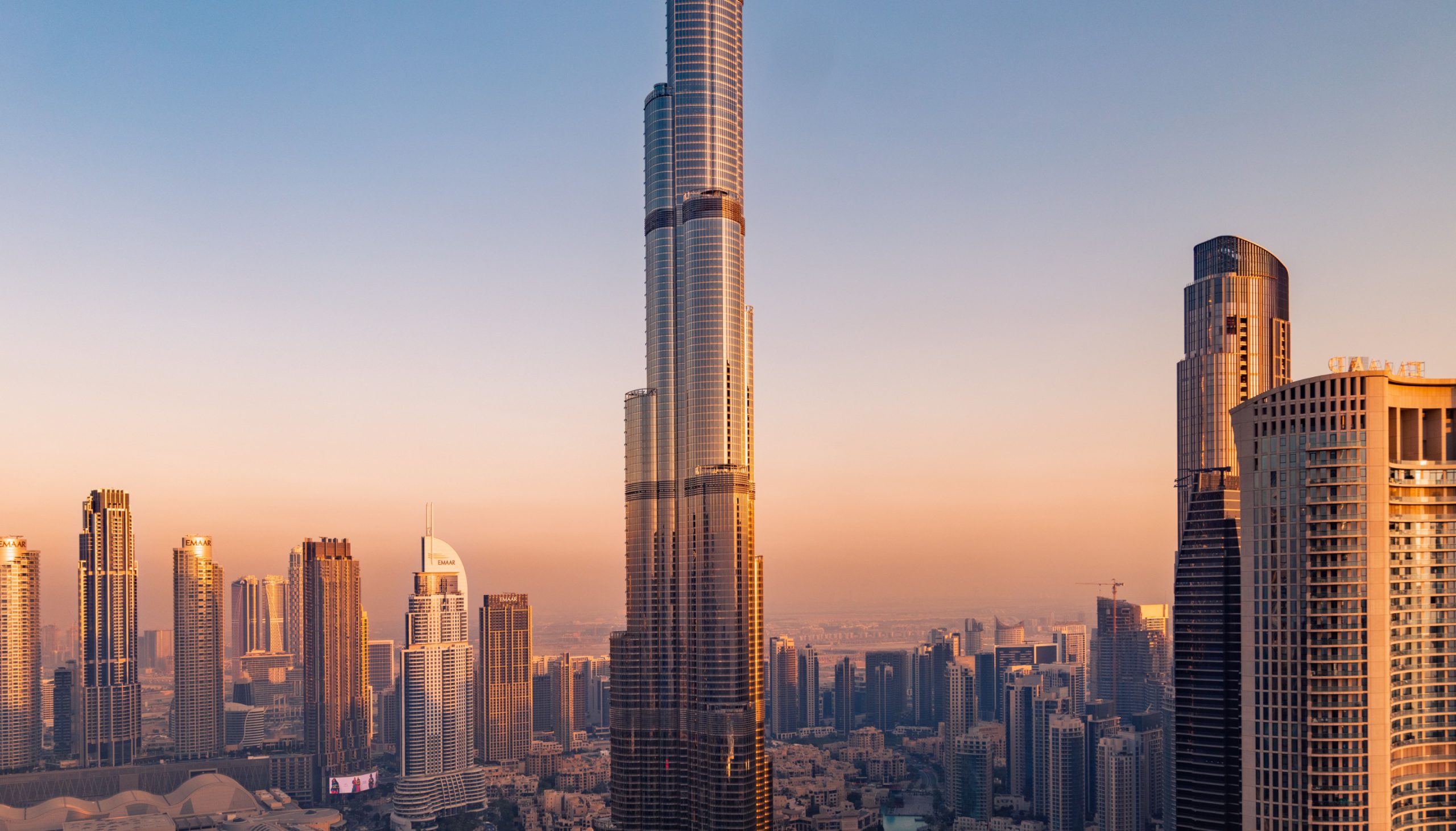 Panorama Dubaju z Burj Khalifa